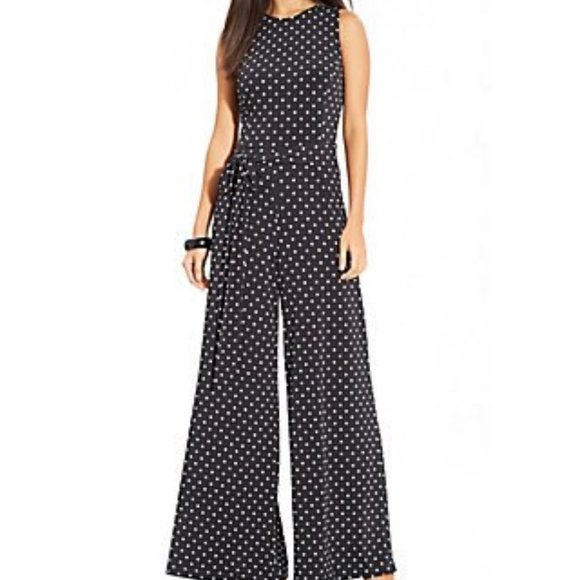 ralph lauren polka dot jumpsuit